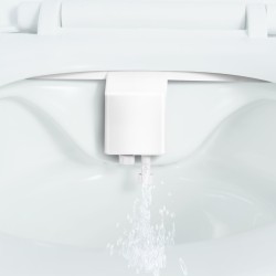 Bidet-lisäosa wc-istuimeen kaksisuuttiminen kolme pesutilaa ei sähköä