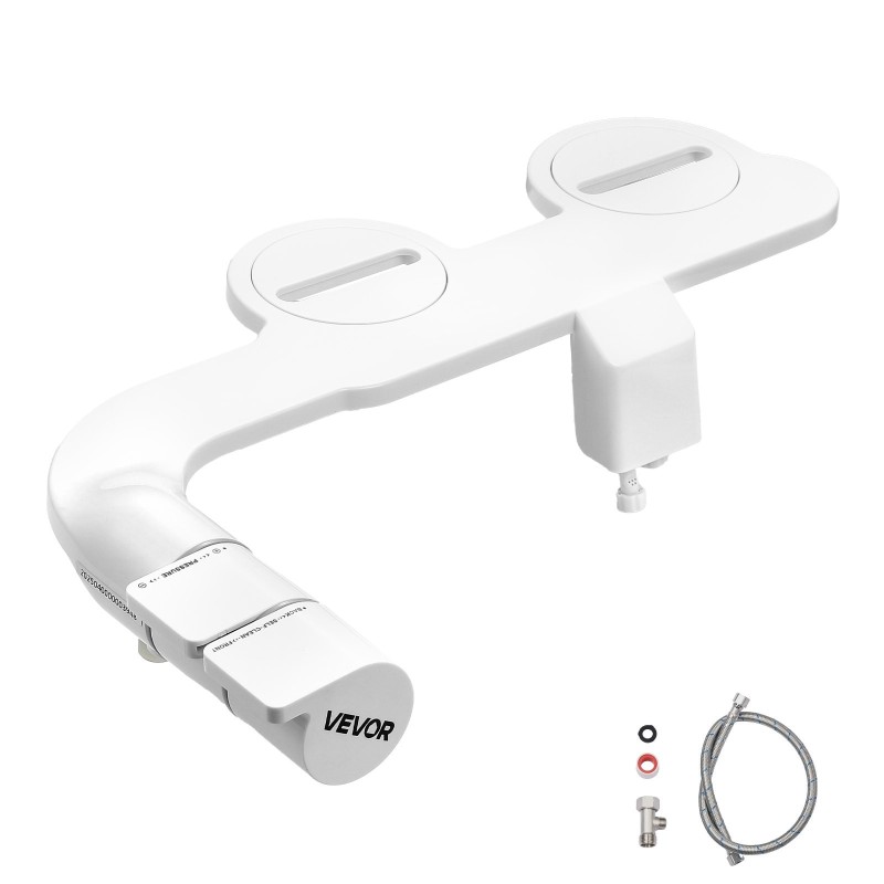 Bidet-lisäosa wc-istuimeen kaksisuuttiminen kolme pesutilaa ei sähköä