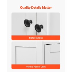 Lattialla seisova kylpyhuonekaappi 3-tasoinen valkoinen P2 MDF kaksi ovea säädettävä hylly