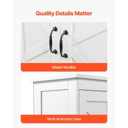 Lattialla seisova kaappi valkoinen 4-tasoinen P2 MDF kylpyhuoneeseen