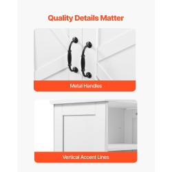 Kylpyhuonekaappi P2 MDF vesitiivis 4-tasoinen valkoinen 300x510x930 mm