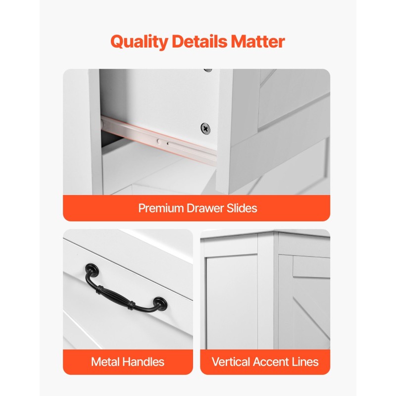 Lattiakaappi kylpyhuoneeseen 4-tasoinen P2 MDF valkoinen kahdella ovella kahdella laatikolla