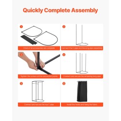 Kannettava sovitushuone paksulla polyesteriverholla rautaputkilla alumiiniputkilla yhden henkilön malli