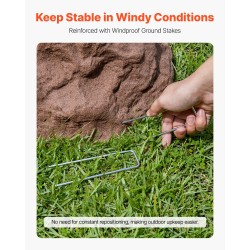 Keinotekoinen pieni kivipeite polyeteenihartsista maakiilat mukana kaivojen peittämiseen