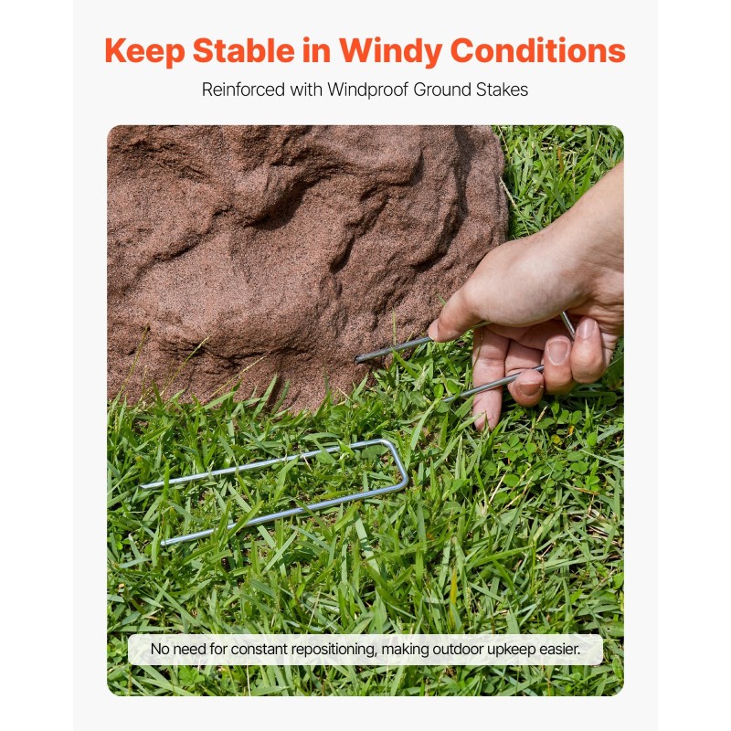 Keinotekoinen pieni kivipeite polyeteenihartsista maakiilat mukana kaivojen peittämiseen