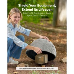 Keinotekoinen polyeteenikivikansi koko S 460 x 390 x 280 mm