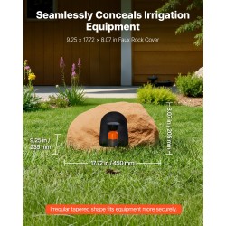 Keinotekoinen polyeteenihartsinen kivikansi pienikokoinen maakiilat mukana kaivonkansien peittämiseen