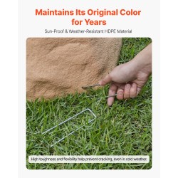 Polyeteenimuovinen keinotekoinen kivisuoja pieni pihan kaivonkansien peittoon maakiilat mukana