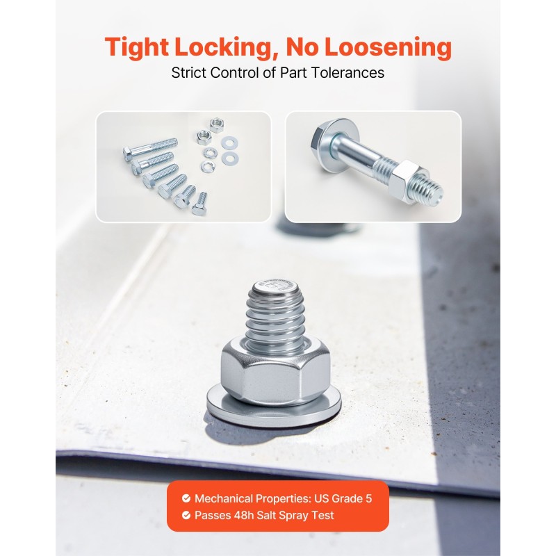 Pultti ja mutterilajitelma 566 osaa seosterästä tuumakokoisilla kierteillä