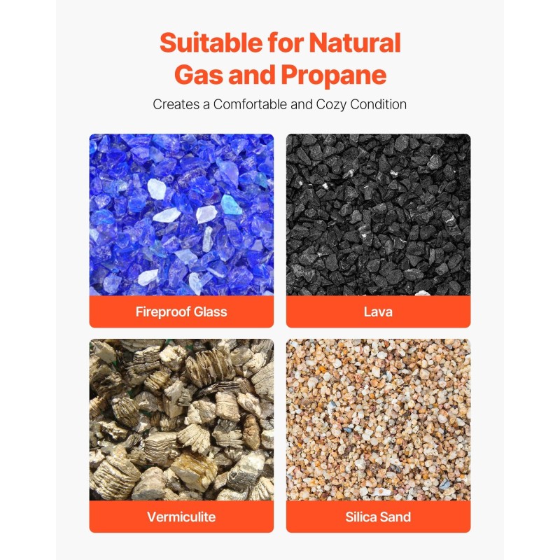 Keraamiset tulikivet keraamisesta kuidusta 48 kpl harmaa takkoihin