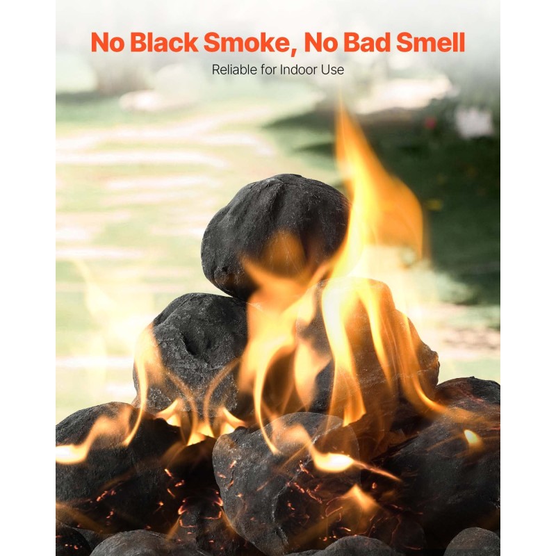 Keraamiset tulikivet keraamisesta kuidusta 25 kpl musta kestää 800 °C