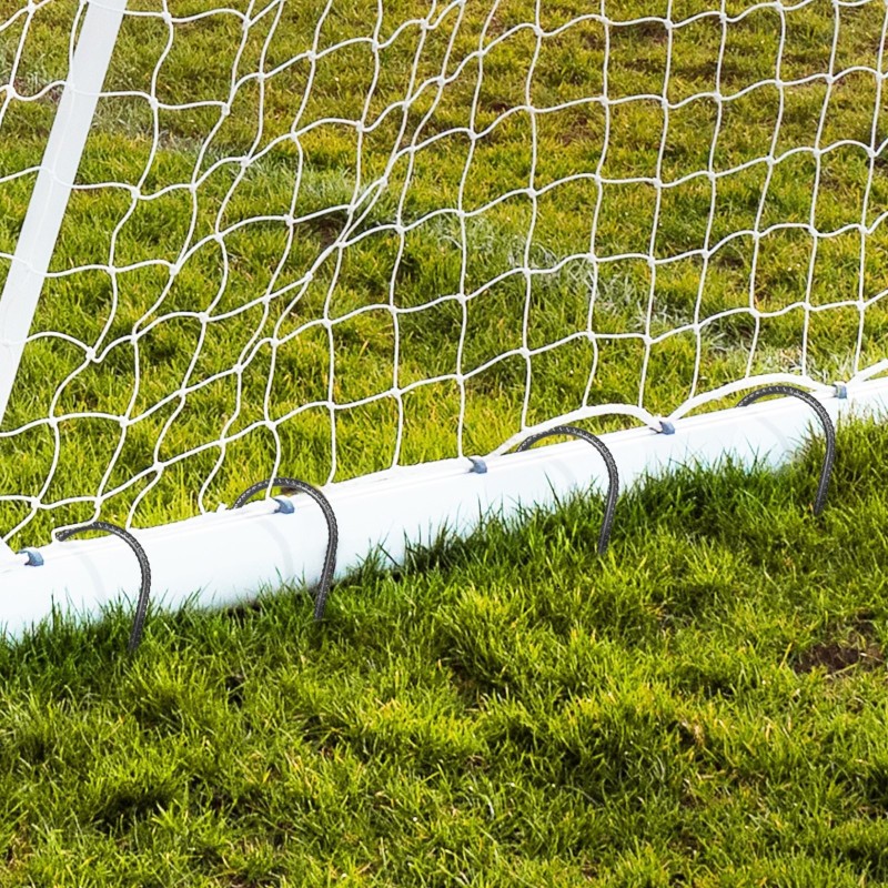 U-muotoiset maakiilat galvanoitua terästä 300 mm 8 mm 8 kpl musta