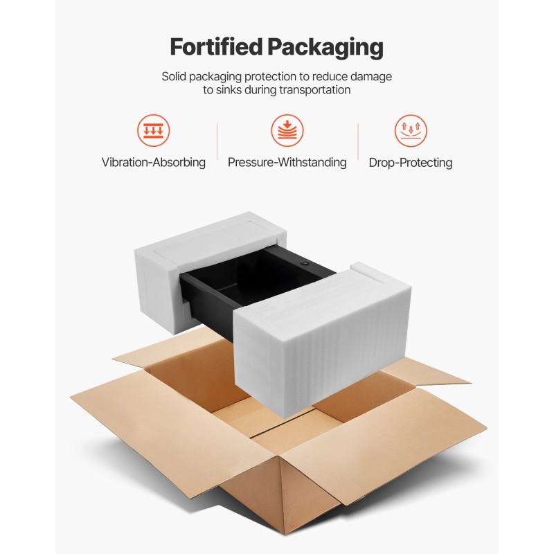 Päältä asennettava 84 cm keittiöallas yksiallas kvartsihiekka ja hartsi musta