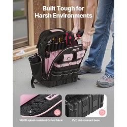 Työreppu 56 taskua 600D ja 1680D polyesteri oxford kangas kannettavalle tietokoneelle