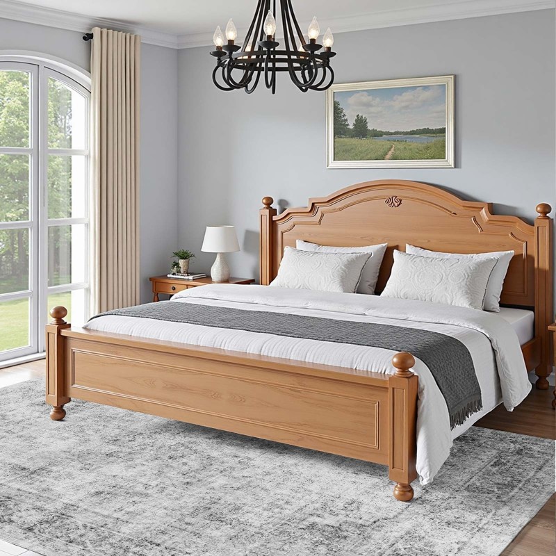 Matto 1829 x 2743 mm 360 g tekokashmir liukuestopohja boheemi harmaa