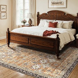 Matto tekokashmir 2286x2896 mm 6 mm paksu TPR-pohjalla ruskeavihreä