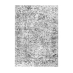 Matto keinokasmir 274 x 366 cm boheemi harmaa TPR-pohja liukumaton