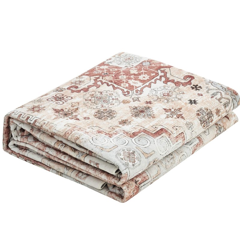 Matto 2743 x 3658 mm 6 mm tekokashmir TPR-tausta sisäkäyttöön vintage-tyylinen