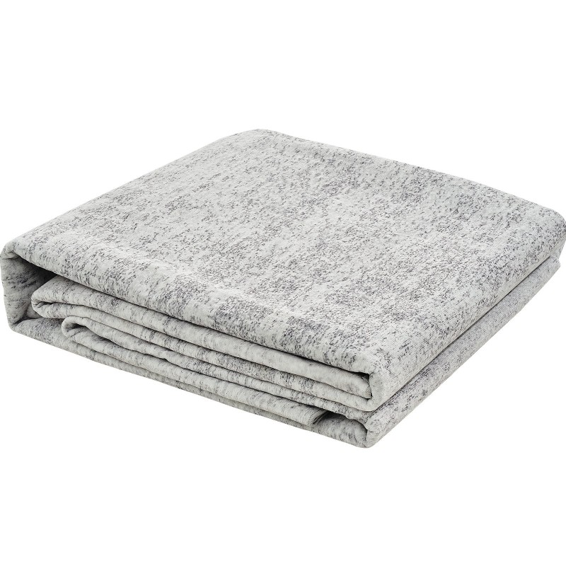 Matto sisäkäyttöön harmaa 3048 x 4267 mm tekokashmir TPR-pohjainen pestävä