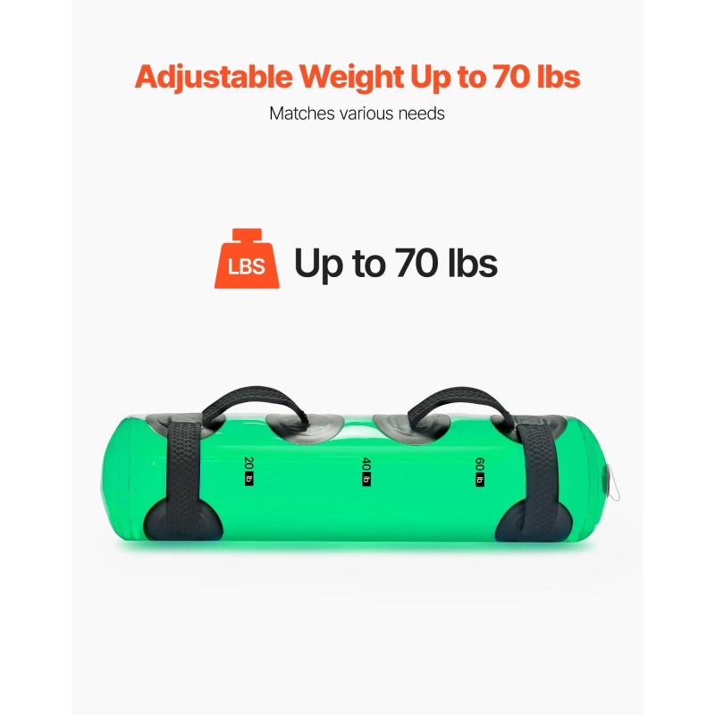 Vesitäytteinen harjoittelupussi PVC-kalvo 1,0 mm enintään 31,75 kg koko kehon treeniin