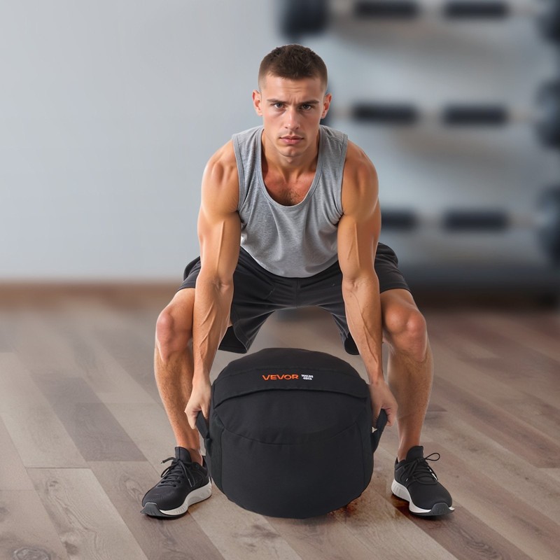 Treeni-hiekkasäkki 45 kg nylon Cordura 1050D PU-pinnoite koko kehon harjoitteluun