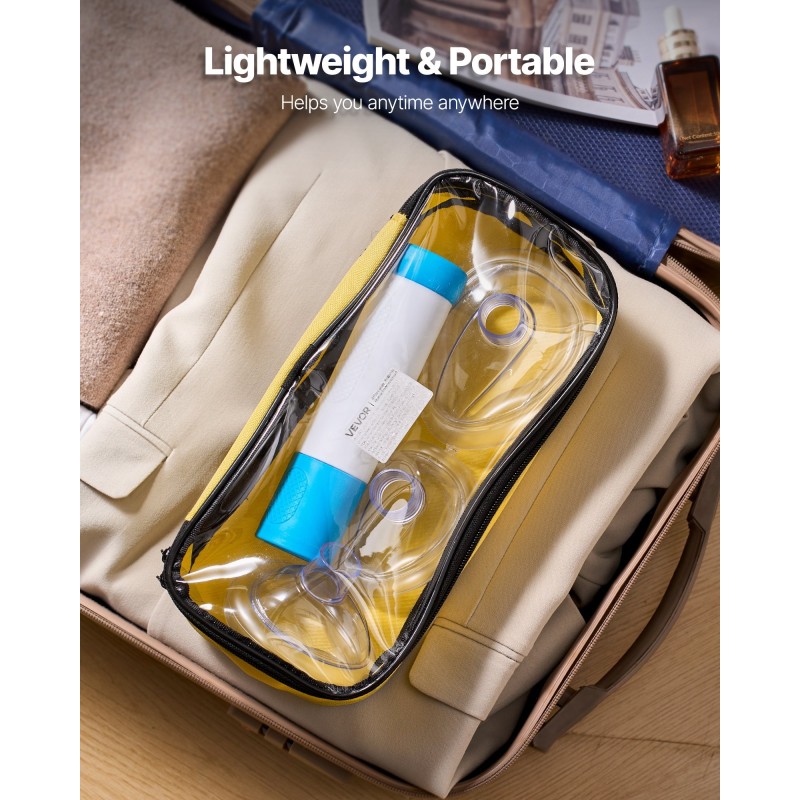 Tukehtumisen ensiapulaite muovista mekaaninen imu kaksi maskia