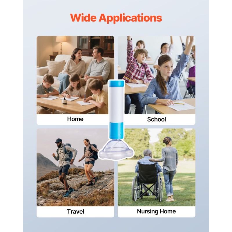 Tukehtumisen ensiapulaite muovista mekaaninen imu kaksi maskia