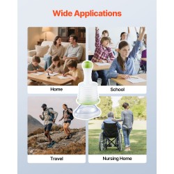 Tukehtumisen pelastuslaite PVC- ja PE-materiaalista manuaalinen kevyt monikokoisilla naamareilla säilytyslaukulla