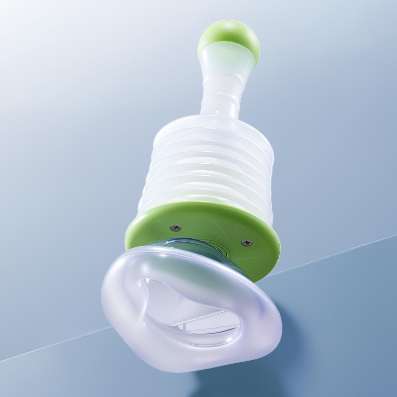 Tukehtumisen pelastuslaite hengitysteiden tukosten poistoon PVC- ja PE-materiaalista kaksi maskia