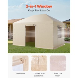 Talvikatospeite 180G PE-pressu 3,08×4,39 m kovakattoiselle paviljongille