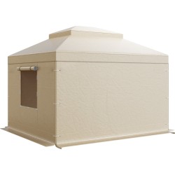 Paviljongin talvikate kaksikerroksiselle 180G PE materiaali vedenpitävä 3 05 3 65 m beige