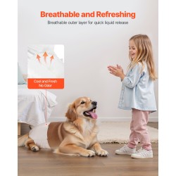 Kertakäyttöiset narttukoiran vaipat M 144 kpl 360 asteen vuotosuoja kosteusilmaisimella