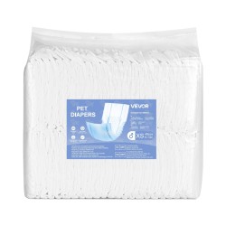 Kertakäyttöiset urospuolisten koirien vaipat pieni koko yhdeksänkymmentäkuusi kappaletta erittäin imukykyinen ydin vuotosuoja