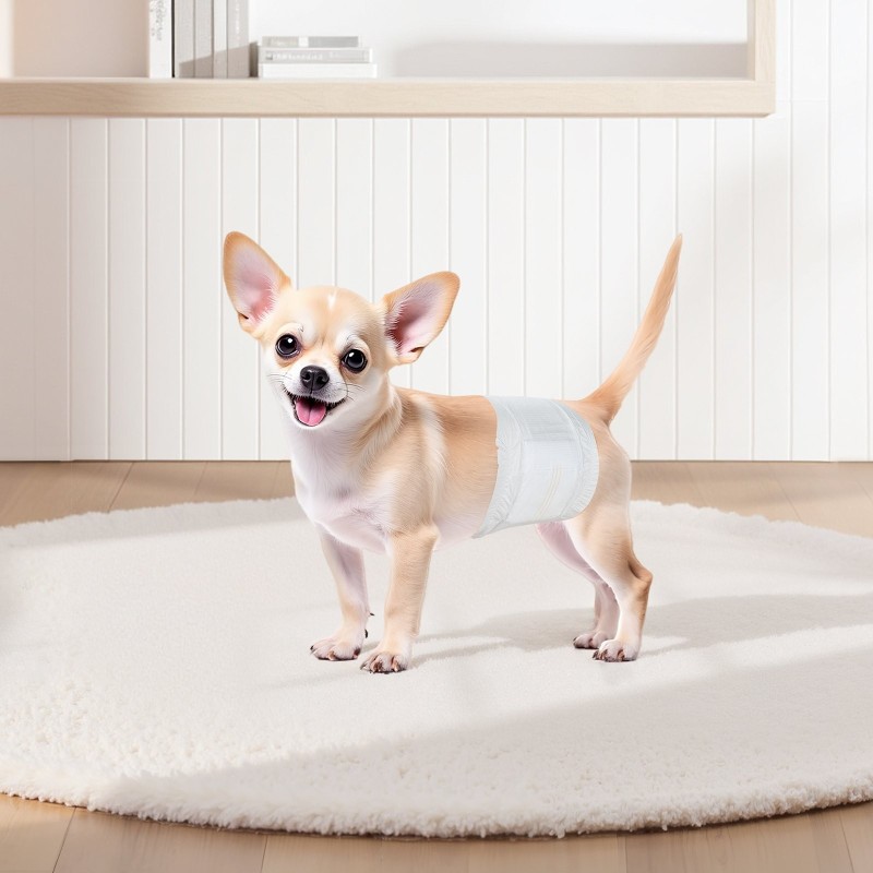 Kertakäyttöiset uroskoirien vaipat XS vyötärö 15–33 cm 144 kpl imukykyisellä ytimellä