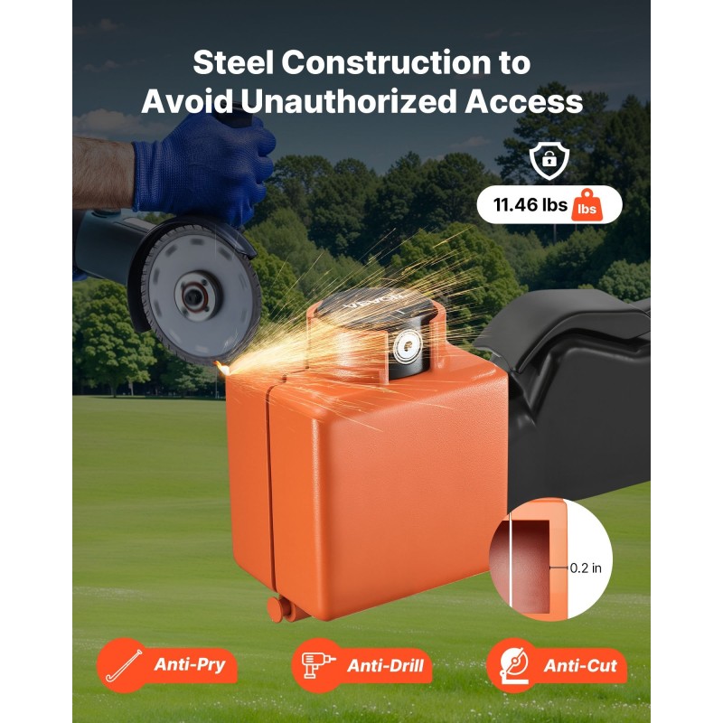 Vetokoukun lukko hiiliteräs 5 mm 50,6 ja 58,6 mm kytkimille perävaunuille