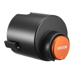 Perävaunun vetokidan lukko hiiliteräs 58,6 mm laipallinen 6 mm seinämä 3 avainta