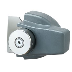 Perävaunun kytkinlukko hiiliteräs 7 5 mm seinämä 58 6 mm kytkimille 3 avainta