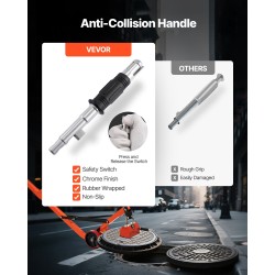 Magneettinen kaivonkannen nostovaunu teräsrunko taittuva N42-neodyymimagneetti 600 kg vetovoima