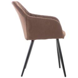 Mukava ja moderni ruokailutuoli shila sametti tai kangas