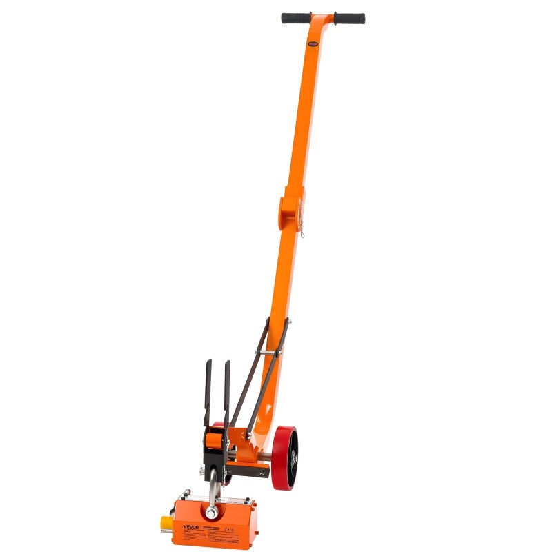 Magneettinen kaivonkannen nostovaunu teräsrunko taittuva N42-neodyymimagneetti 600 kg vetovoima