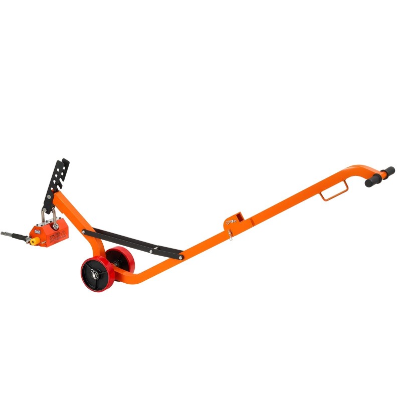 Magneettinen kaivonkannen nostovaunu teräsrunko taittuva N42-neodyymimagneetti 600 kg vetovoima