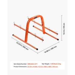 Kaapelikelateline teräsputki jauhemaalattu 4–8 kelalle 240 mm kevyt