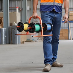 Kaapelikelateline teräsputki jauhemaalattu 4–8 kelalle 240 mm kevyt