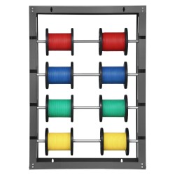 Lankakelateline kylmävalssattua terästä musta pinnoite 4 säädettävää tankoa 68 kg seinäkiinnitys