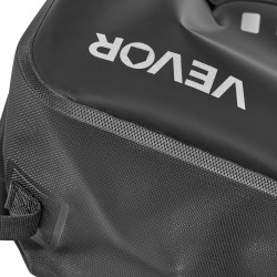 Moottoripyörän sivulaukku 500D PVC 28 L vesitiivis musta