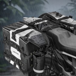 Moottoripyörän sivulaukut 56 L vedenpitävä 500D PVC sopii useimpiin moottoripyörämalleihin