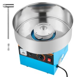 Sähköinen hattarakone 1000 wattia 38 cm ruostumattomalla teräskulholla kotikäyttöön sopii koville karkeille