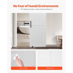 Liukuva talliovi MDF ja mänty 762 x 2134 mm valkoinen H-muoto