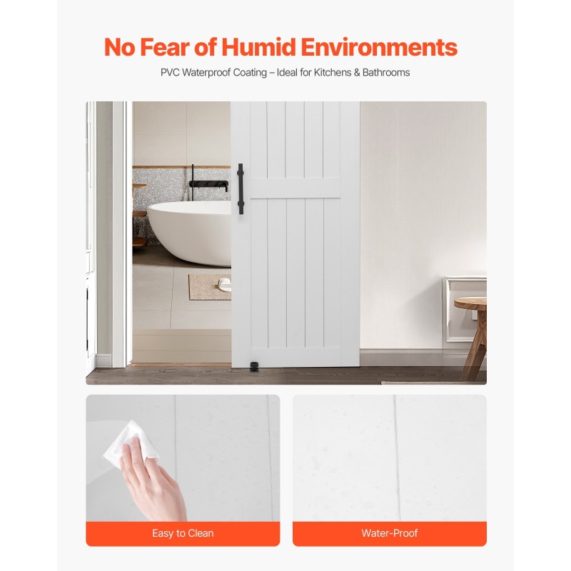 Liukuva talliovi MDF ja mänty 762 x 2134 mm valkoinen H-muoto