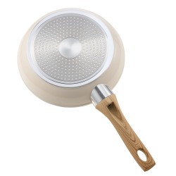 3 osainen alumiininen paistinpannisetti keraamisella pinnoitteella sopii induktio kaasu ja sähköliesille